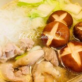 ♡白だしで簡単煮込むだけ♪鶏肉のさっぱり塩鍋♡